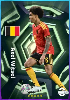 Axel Witsel eFootball 2026 player card, 80 OVR DMF