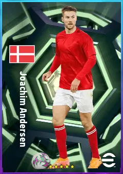 Joachim Andersen eFootball 2026 player card, 81 OVR CB