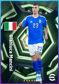 Gianluca Mancini eFootball 2026 player card, 81 OVR CB