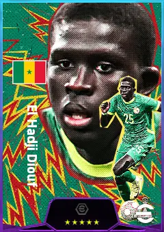 El Hadji Diouf eFootball 2026 player card, 81 OVR LB