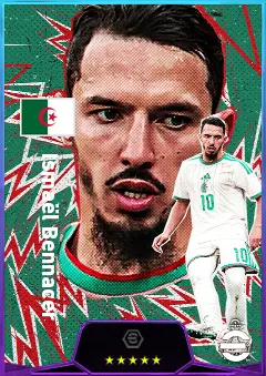 Ismaël Bennacer eFootball 2026 player card, 81 OVR DMF