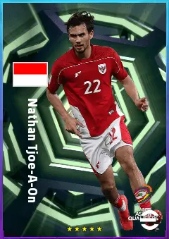 Nathan Tjoe-A-On eFootball 2026 player card, 80 OVR LB