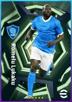 Romelu Lukaku eFootball 2026 player card, 82 OVR CF