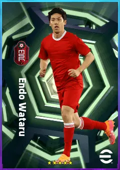 Endo Wataru eFootball 2026 player card, 80 OVR DMF