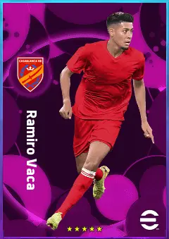 Ramiro Vaca eFootball 2026 player card, 80 OVR AMF