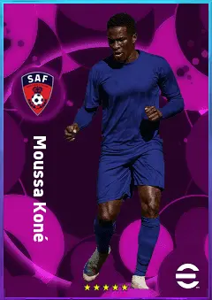 Moussa Koné eFootball 2026 player card, 79 OVR CF