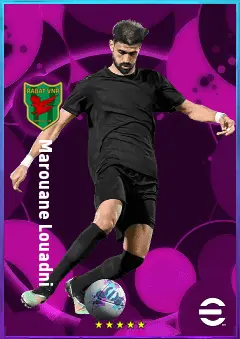 Marouane Louadni eFootball 2026 player card, 79 OVR CB