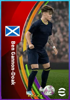Ben Gannon-Doak eFootball 2026 player card, 78 OVR RWF
