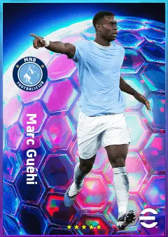 Marc Guéhi eFootball 2026 player card, 82 OVR CB