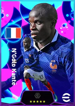 N'Golo Kanté eFootball 2026 player card, 82 OVR DMF