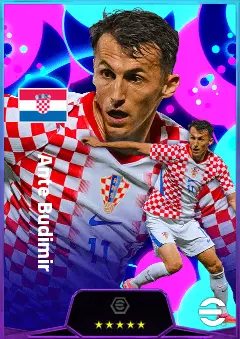 Ante Budimir eFootball 2026 player card, 81 OVR CF