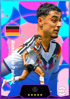 Aleksandar Pavlović eFootball 2026 player card, 83 OVR DMF
