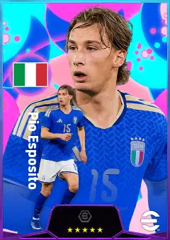 Pio Esposito eFootball 2026 player card, 81 OVR CF