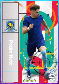 Pedro Neto eFootball 2026 player card, 82 OVR RWF