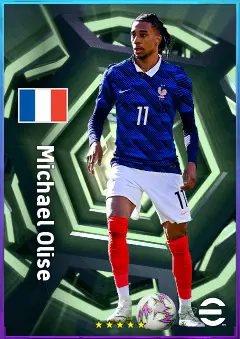 Michael Olise eFootball 2026 player card, 83 OVR AMF