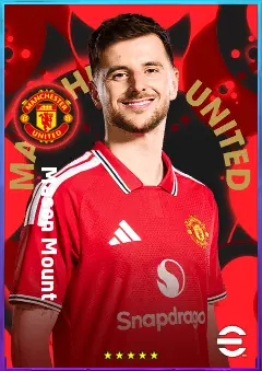 Mason Mount eFootball 2026 player card, 93 OVR AMF