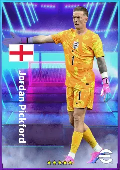 Jordan Pickford eFootball 2026 player card, 81 OVR GK