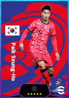 Paik Seung-Ho eFootball 2026 player card, 79 OVR CMF