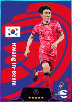 Hwang In-Beom eFootball 2026 player card, 80 OVR CMF