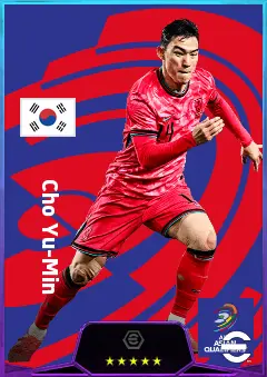 Cho Yu-Min eFootball 2026 player card, 79 OVR CB