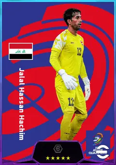 Jalal Hassan Hachim eFootball 2026 player card, 79 OVR GK