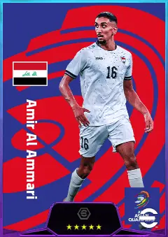Amir Al Ammari eFootball 2026 player card, 79 OVR CMF