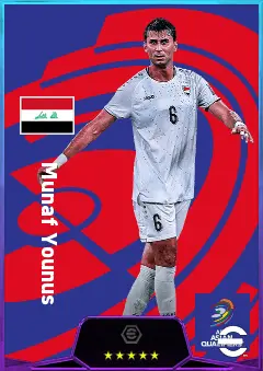 Munaf Younus eFootball 2026 player card, 79 OVR CB