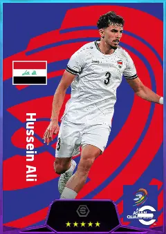 Hussein Ali eFootball 2026 player card, 79 OVR RB