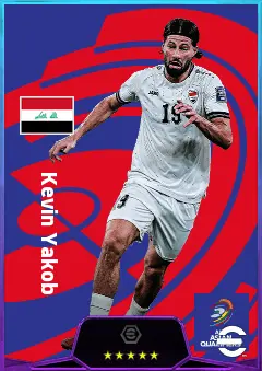 Kevin Yakob eFootball 2026 player card, 79 OVR AMF
