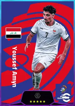 Youssef Amyn eFootball 2026 player card, 79 OVR AMF