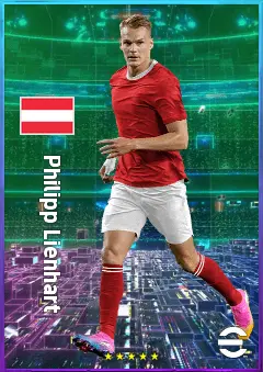 Philipp Lienhart eFootball 2026 player card, 81 OVR CB