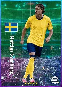 Mattias Svanberg eFootball 2026 player card, 79 OVR CMF
