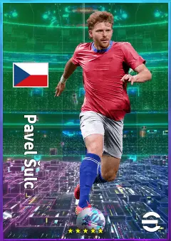 Pavel Šulc eFootball 2026 player card, 80 OVR AMF