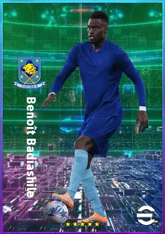 Benoît Badiashile eFootball 2026 player card, 80 OVR CB