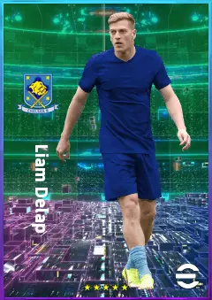 Liam Delap eFootball 2026 player card, 79 OVR CF