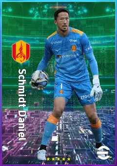 Schmidt Daniel eFootball 2026 player card, 77 OVR GK