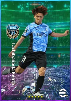 Tachibanada Kento eFootball 2026 player card, 76 OVR DMF