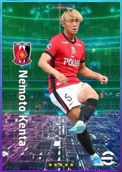Nemoto Kenta eFootball 2026 player card, 74 OVR CB