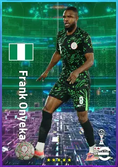 Frank Onyeka eFootball 2026 player card, 78 OVR CMF