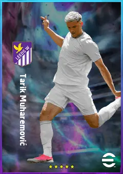 Tarik Muharemović eFootball 2026 player card, 78 OVR CB