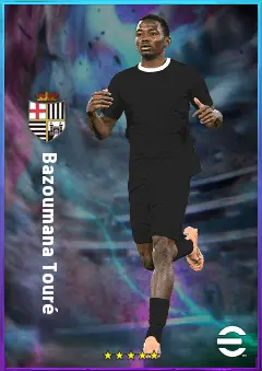 Bazoumana Touré eFootball 2026 player card, 79 OVR LWF