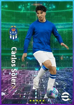 Carlos Soler eFootball 2026 player card, 81 OVR CMF