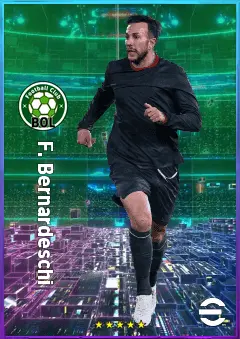 F. Bernardeschi eFootball 2026 player card, 80 OVR RWF