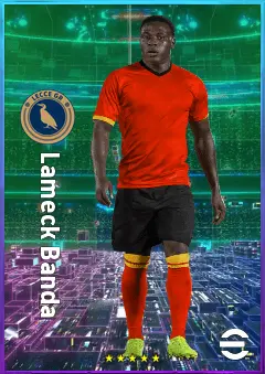 Lameck Banda eFootball 2026 player card, 78 OVR LWF