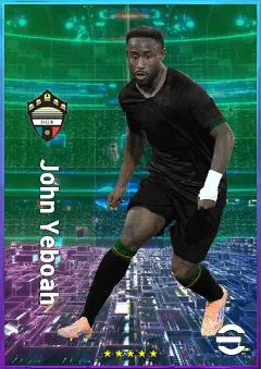 John Yeboah eFootball 2026 player card, 78 OVR SS