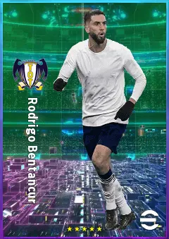 Rodrigo Bentancur eFootball 2026 player card, 81 OVR DMF
