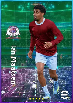 Ian Maatsen eFootball 2026 player card, 80 OVR LB
