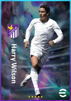 Harry Wilson eFootball 2026 player card, 82 OVR RMF
