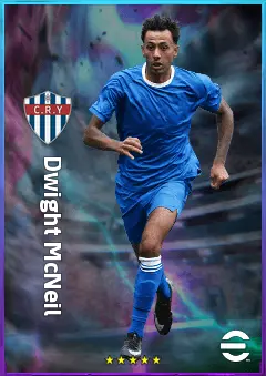 Dwight McNeil eFootball 2026 player card, 77 OVR LMF