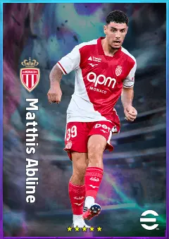 Matthis Abline eFootball 2026 player card, 79 OVR CF